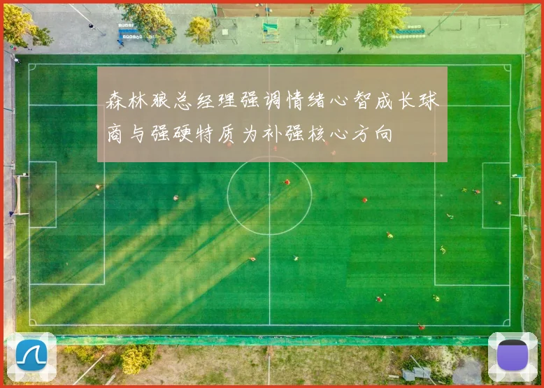 森林狼总经理强调情绪心智成长球商与强硬特质为补强核心方向